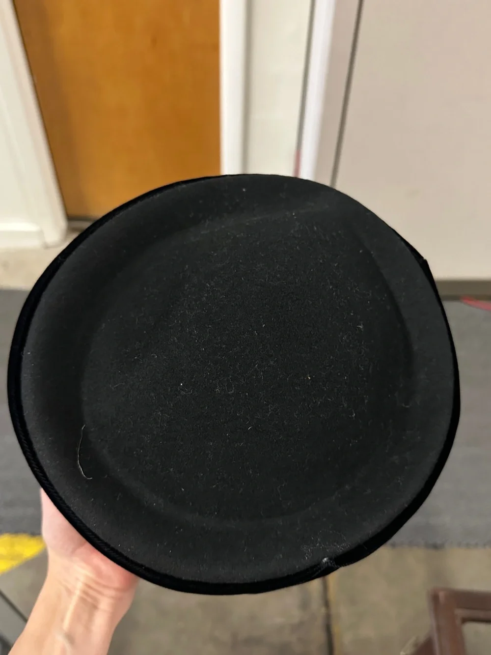 Black Velvet Folded Tina Luxe Hat - Women Accessories